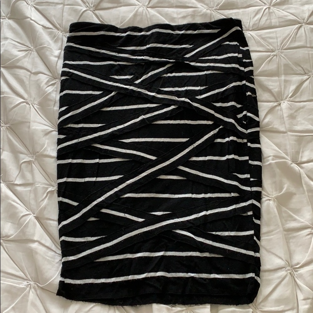 Bailey 44 Striped Pencil Skirt